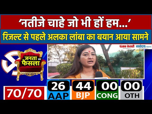 Delhi Result Day: ‘नतीजे चाहे जो भी हों हम...’ रिजल्ट से पहले Alka Lamba का बयान आया सामने