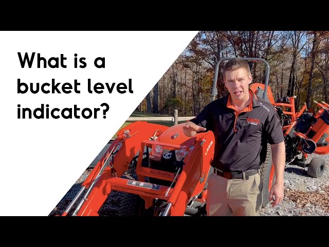 What is a bucket level indicator?