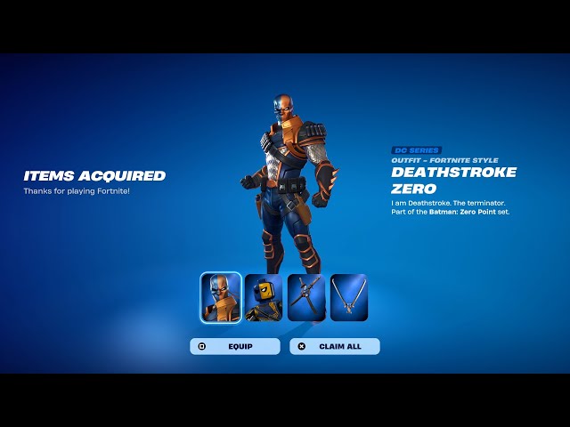 How To Get Deathstroke Skin & Deathstroke's Katanas Pickaxe FREE In Fortnite! (LEGO Deathstroke)