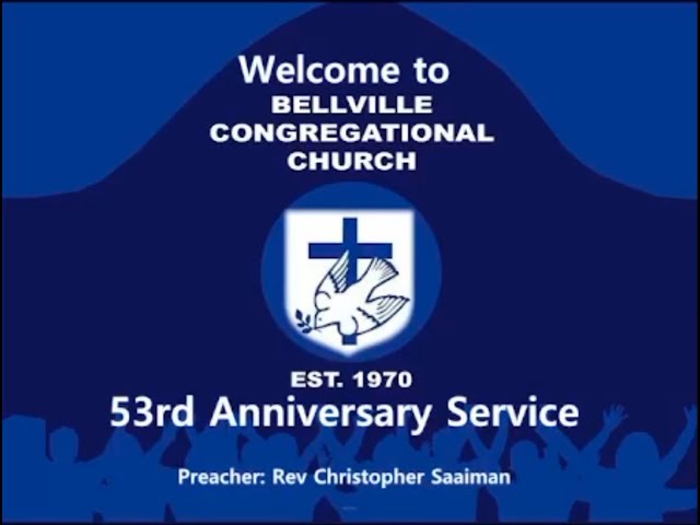 Bellville Congregational Church, Anniversary Service, 01 Oct 2023