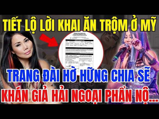 BÍ MẬT ĐỘNG TRỜI Lời khai trong vụ ca sĩ Lynda Trang Đài bị bắt , Thái độ hờ hững khán giả PHẪN NỘ