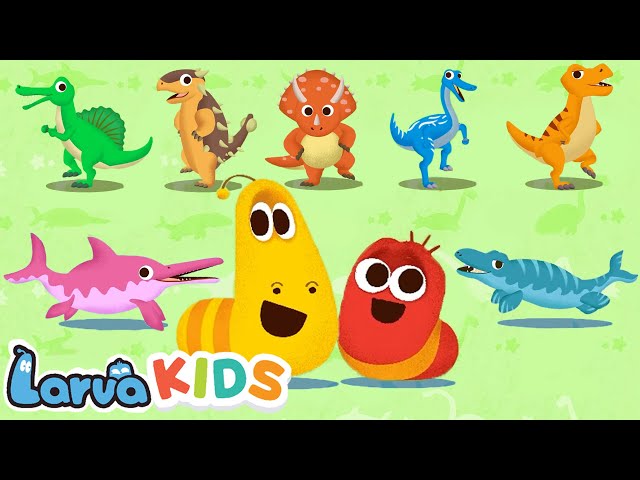 [NEW] IN THE DINOSAUR WORLDㅣDinosaur songㅣNursery Rhymes For KidsㅣLarva Kids Song