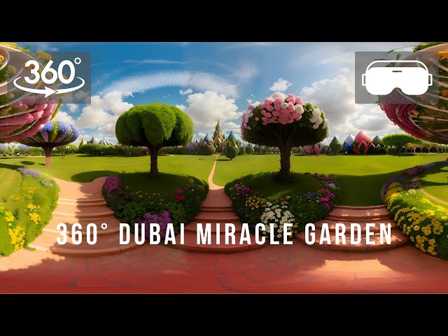 360 Travel By 365 Edits VR Trip of Dubai Miracle Garden in Dubai, United Arab Emirates