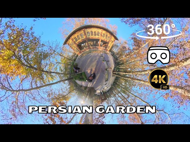 Virtual winter tour: 360 walk-through in Persian Garden of Tehran #travel  #360 #vr #iran