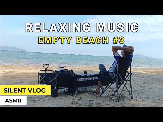 Nature Music & Camping Sounds: Solo Drip Coffee on the Beach with Birds and Waves