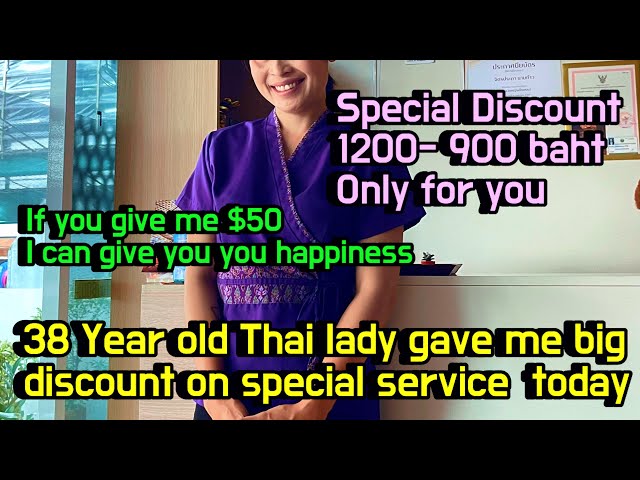 A weird rural Thai massage shop🧐38 Year old Thai lady give big special service to young foreigner