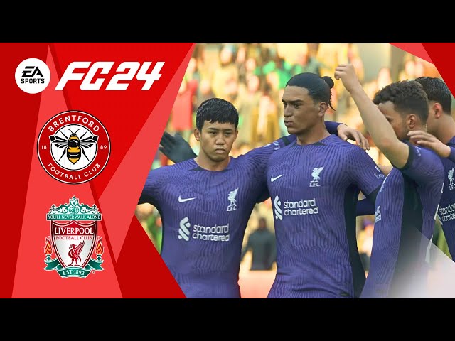 PS5 FC 24 Brentford vs Liverpool | Premier League