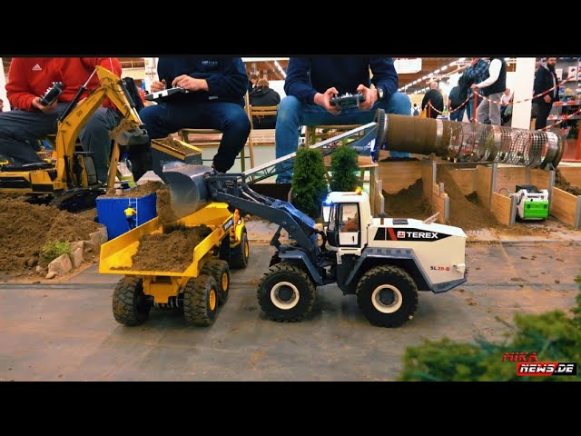 RC Trucks & Construction Action - Dumper Wheel Loader at Lipper Modellbau Tage - Hobbymesse