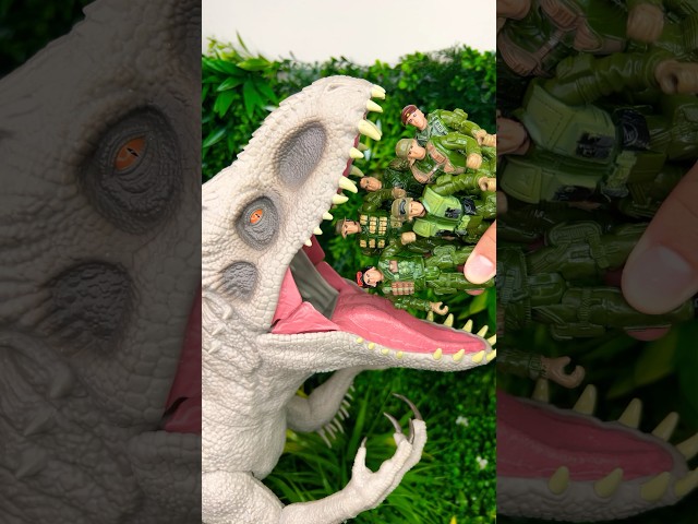 Indominus Rex Eats Soldiers #dinosaurs