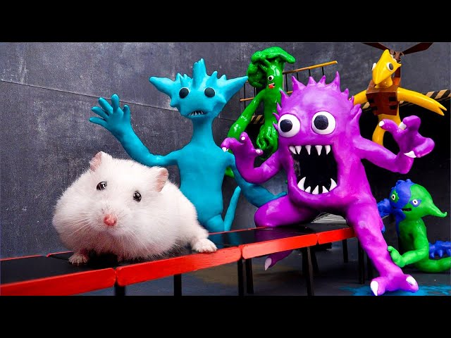 🐹Hamster Adventures: Hamster vs Lookies, Slow Seline, Nabnab Spider, Opila Bird in Garten of Banban🎯