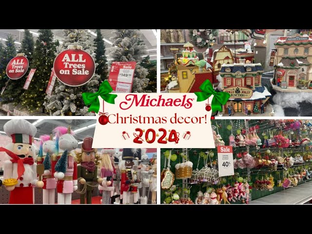 Michael’s Christmas decor walkthrough 2024! Christmas shop with me!