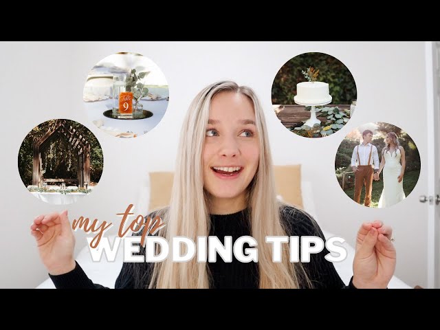 MY TOP WEDDING TIPS | My personal tips and tricks on wedding planning