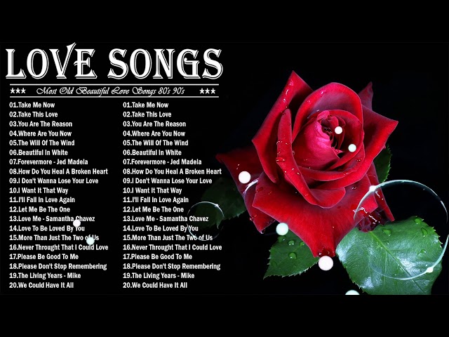 Best Love Songs Ever 🎸 Romantic Love Songs 80's 90's 🎸 Greatest Love Songs Collection