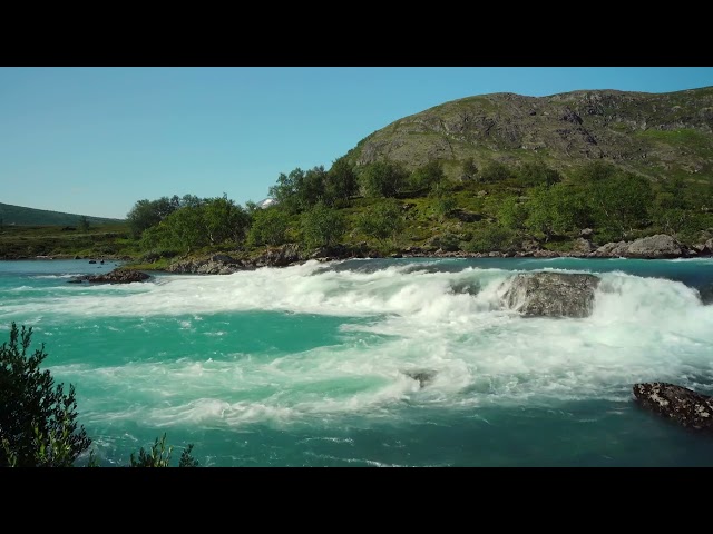 Relaxing river in the mountains | Sleep | Norway