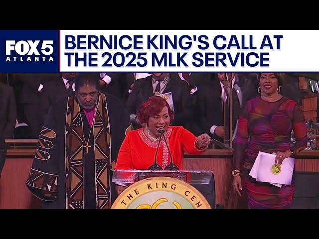 Bernice King's call at the 2025 MLK Service