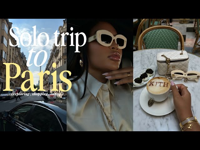 Solo trip to Paris.. Indeed it consist of shopping , exploring  and alone time... & maybe moving