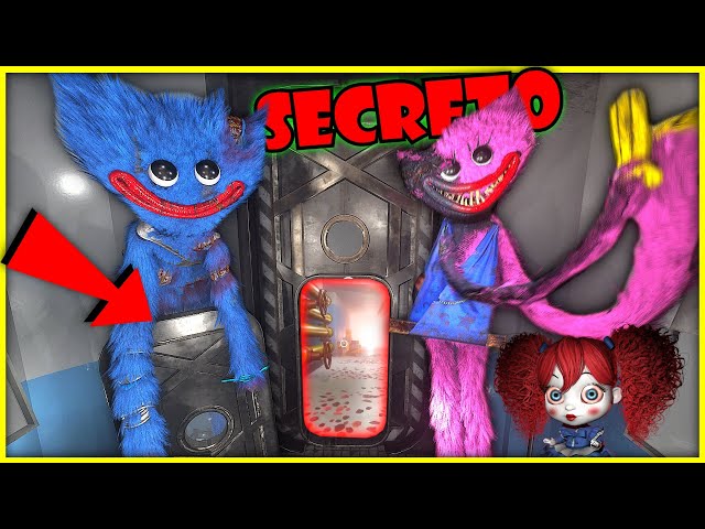 SALVÉ a HUGGY WUGGY y KISSY MISSY + FINAL SECRETO 🩵 POPPY PLAYTIME 4