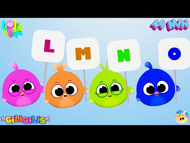 Learn The Alphabet With Giligilis-Toddler Learning Video Songs & Phonics Song&Nursery Rhymes&ABC