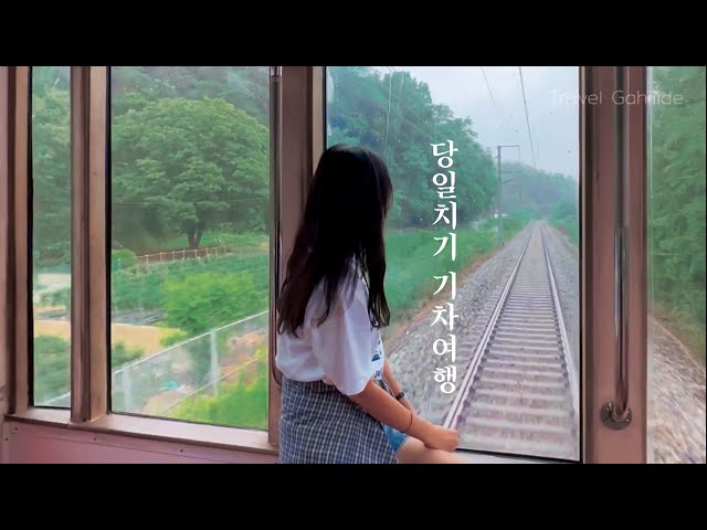 [ENG] 당일치기 낭만 기차여행 🚂 태백산맥부터 동해바다까지 하루에!