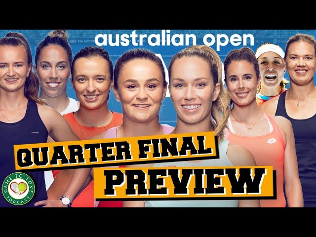 Australian Open 2022 | Women's Quarter Final Predictions | Barty too good? | GTL Tennis Podcast #306