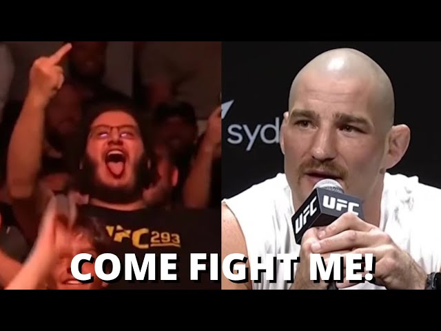 Sean Strickland calls out heckler at UFC 312 Press Conference