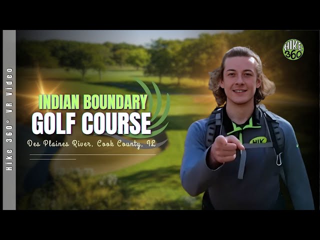 Des Plaines River, Cook County, IL - Indian Boundary Golf Course (Hike 360° VR Video)