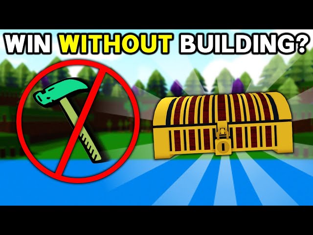 Can you WIN WITHOUT BUILDING? | Build a boat for Treasure ROBLOX