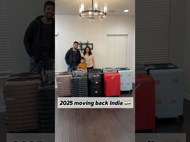 We are moving back to 🇮🇳 to 🇺🇸 #telugu #viralshort #couplegoals