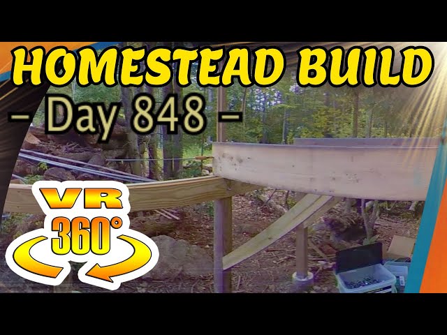 Homestead Building - Firewood Drying Shed, Building a Strong Deck with Braces