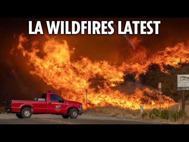 LIVE: Hughes wildfire breaks out in LA County with 5,000 acres scorched in hours