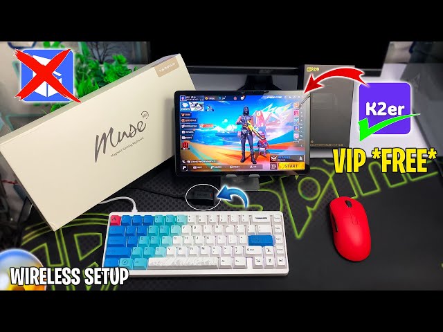 No Ban | 2024 New *VIP* apk Full Setup for Play Free Fire with Keyboard mouse on mobile🔥| K2erKeymap