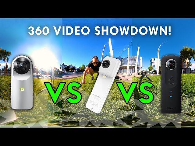 Theta S vs. Insta360 Nano vs. LG 360 Cam - VIDEO SHOWDOWN!