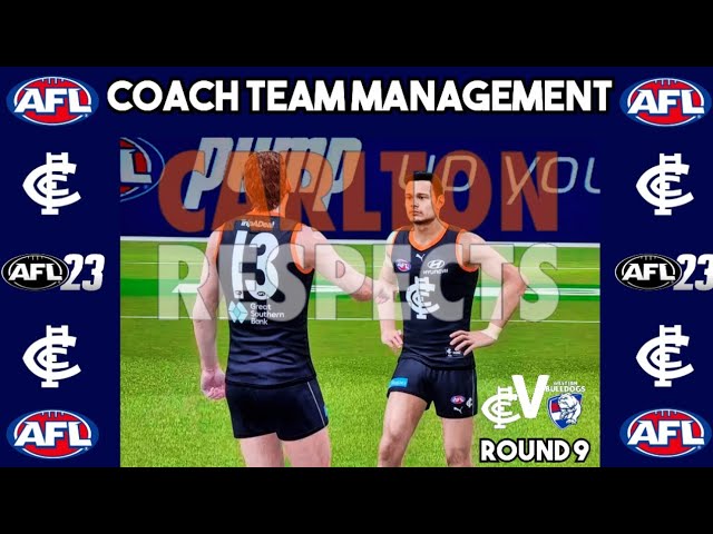 AFL24 Career Mode |Episode 9| CARLTON RESPECT ROUND