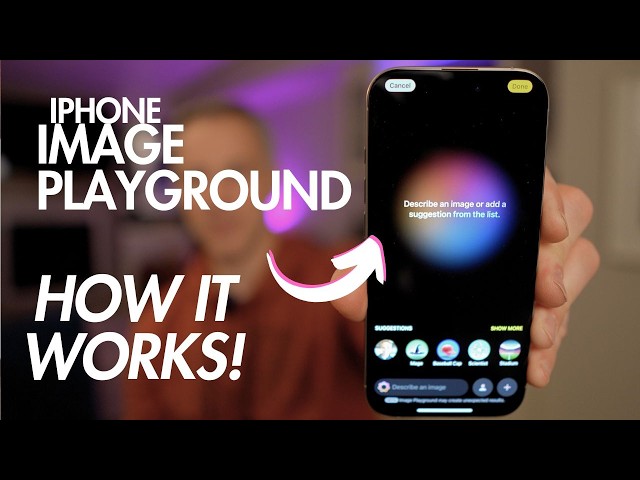 Apple's AI Image Playground - How It works
