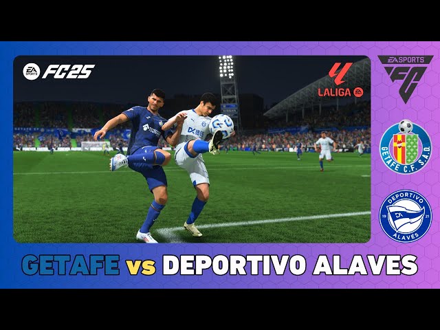 GETAFE vs DEPORTIVO ALAVÉS - La Liga 2024/25 - EA SPORTS FC 25