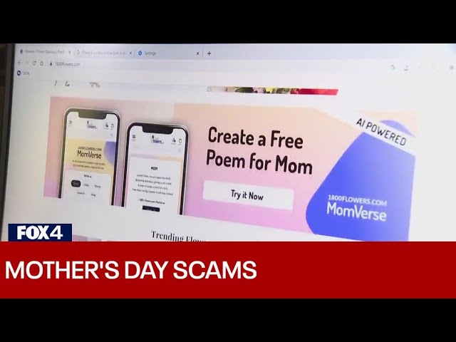 Avoid these common Mother's Day scams