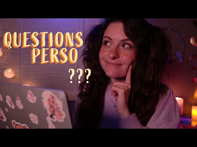 ASMR | Je te questionne ✏️ pour mieux te connaître (pluie)