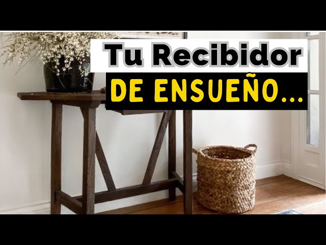 ✅ Haz que tu RECIBIDOR se VEA BONITO Y ELEGANTE❗ Tips Muebles, Cuadros, Espejos y mucho más😉