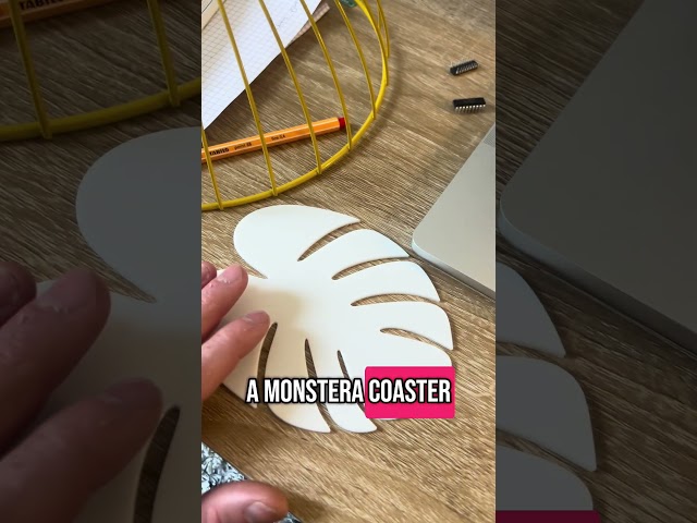 Monstera Leaf Coaster  #3dmodeling