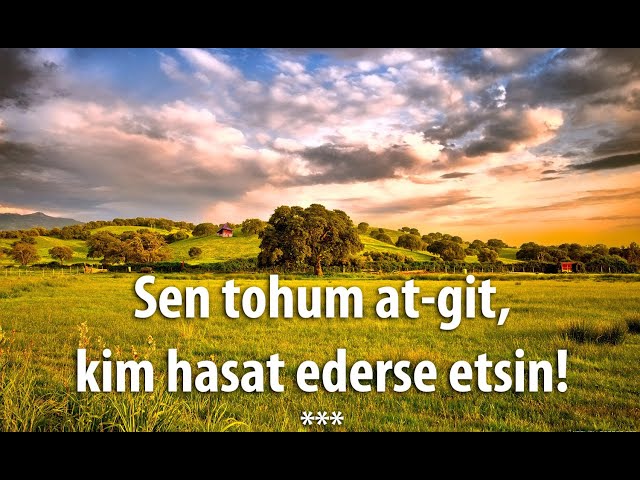 "Sen Tohum At Git, Kim Hasat Ederse Etsin!.." | Bir Nefes -32- | M. Fethullah Gülen Hocaefendi