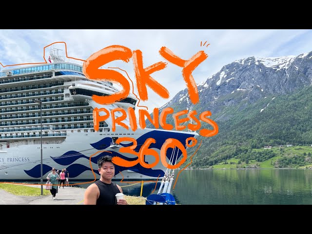 Sky Princess 360°  Cruise Ship Walking Tour!