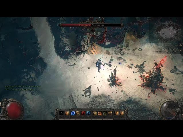 Path of Exile 2 Beating act2 Boss