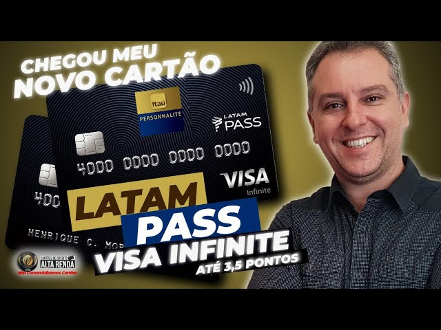 💳CHEGOU MEU NOVO CARTÃO VISA INFINITE LATAM PASS ITAUCARD | ATÉ 3.5 PONTOS, ACESSO A SALAS VIPS.