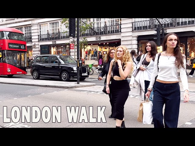 Central London Walk, London West End, Oxford Street, Regent Street (Sep 2022)