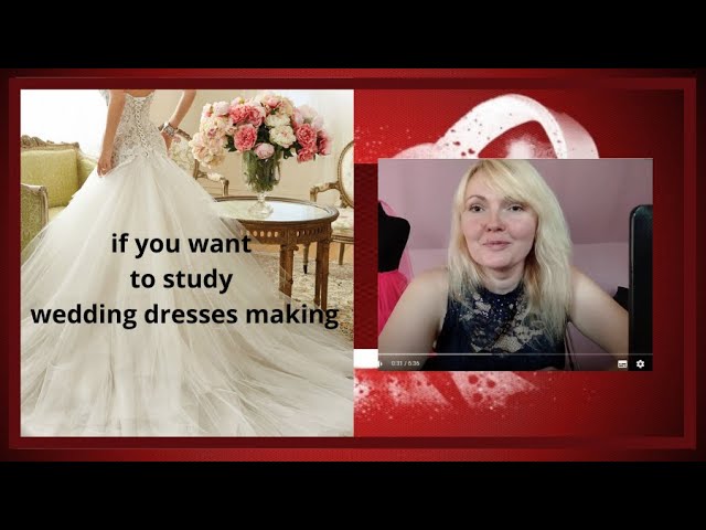 😉If you want to study wedding dresses making💃💃💃💃💃💃