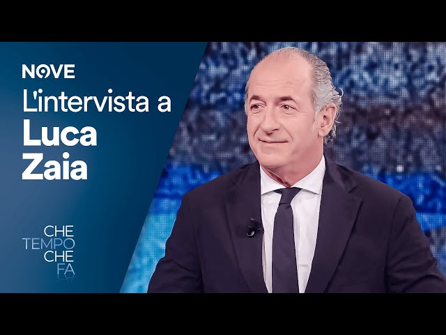 L'intervista a Luca Zaia | Che tempo che fa