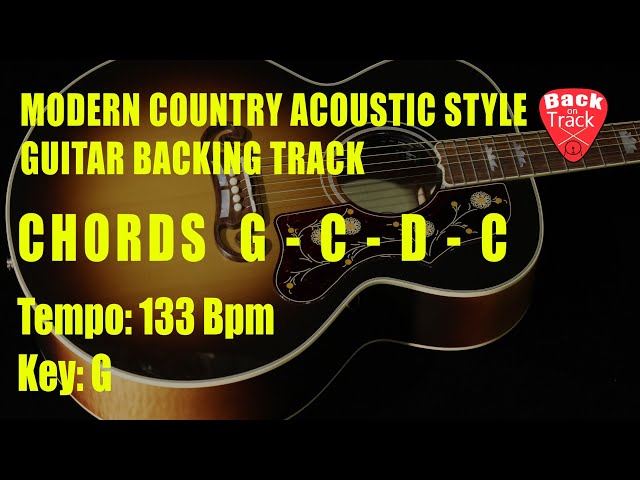 Easy guitar backing track - (The Eagles) E minor 133 Bpm Key G