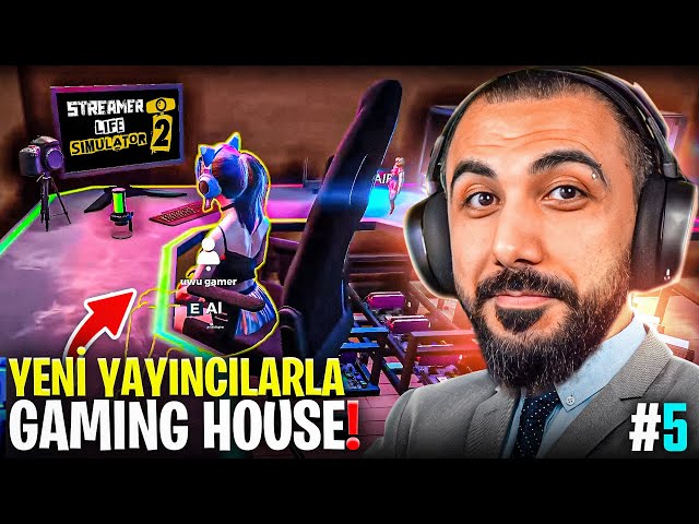 YENİ YAYINCILARLA AJANS KURDUM! STREAMER LİFE SİMULATOR 2 | Barış Can