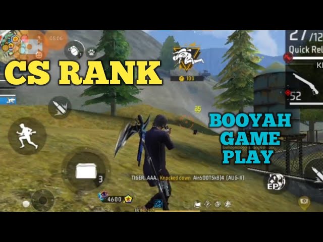 CS RANK DAIMOND 4 BOOYAH GAME PLAY|| @freefiregamer