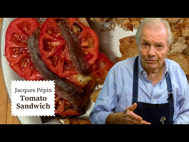 How to Reuse Bread for the Tastiest Tomato Sandwich | Jacques Pépin Cooking at Home  | KQED